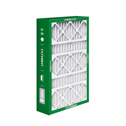 Filterbuy 17x26x4 Air Filter MERV 8 Dust & Allergy Defense (2-Pack) - style: 17x26x4