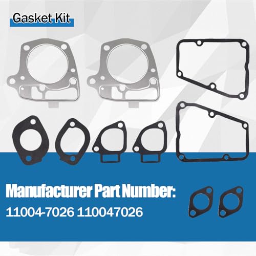 Gasket Kit Fits for Kawasaki FR651V R691V FR730V FS691V FX691V Engines 10D13 Replaces 11004-7026 110047026