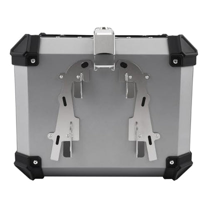 TCT-MOTORPARTS Aluminum 45L Motorcycle Trunk Rear Top Case Luggage Tail Box Fit For BMW R1300GS 23-2025 R1250GS R1250GS Adventure 2019-2024 - color: Chrome Tail Luggage Box (45L)