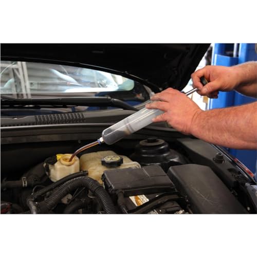 Mityvac MVA6851 7oz Fluid Evacuator Extractor and Dispensing Syringe, Lightweight, Easy to Clean, 7-1/2" Flexible Tube, Non-drip Cap, For Master Cylinders, Transaxles, Power Steering and Coolant - style: MVA6851