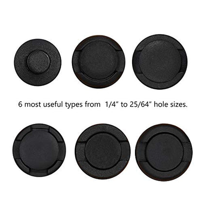 Ginsco 102pcs 6.3mm 8mm 9mm 10mm Bumper Push Fasteners Rivet Clips Expansion Screws Replacement Kit (Pack of 2) - size: 102 Piece Set (Pack of 2)