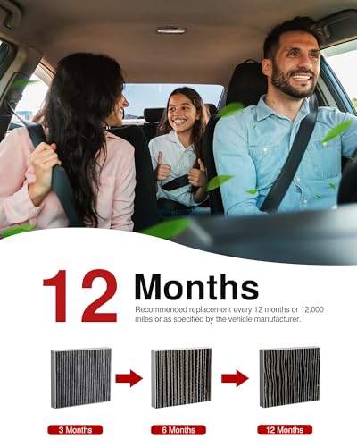 Puroma Cabin Air Filter Activated Carbon for CF10775 Buick Chevrolet Saab - style: CAF775S