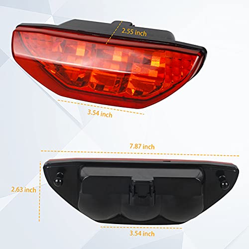 ATV Motorcycle LED Brake Tail Light for Honda TRX 250 300 400EX Rancher 420 - color: Red Lens