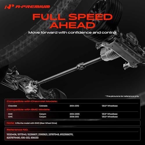 A-Premium Rear Drive Shaft Assembly Compatible with Chevrolet, GMC