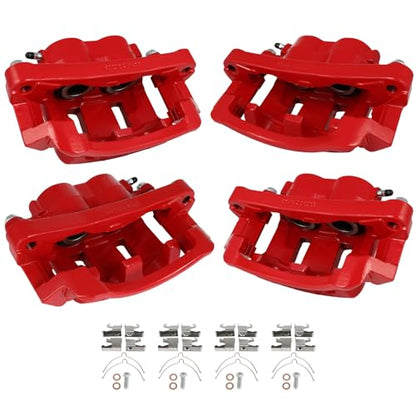 SCITOO Front & Rear Disc Brake Calipers Assembly w/Bracket For Ford - size: Front & Rear[18-B4791&18-B4790&18-B4753&18-B4752]