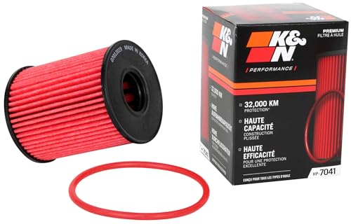 K&N Oil Filter: 20,000 Mile Engine Protection, High Efficiency, HP-7041