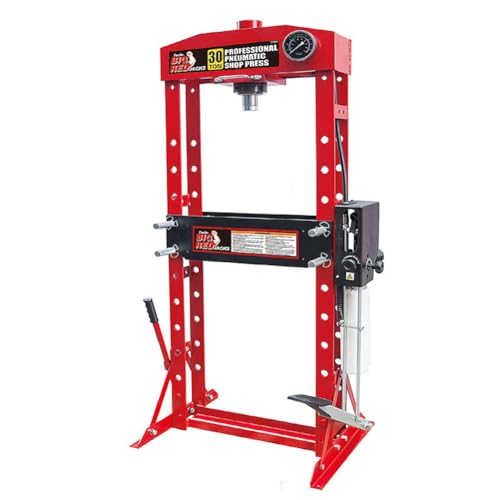 30 Ton H-Frame Hydraulic Shop Press with Floor Press Plates for Garage Shop