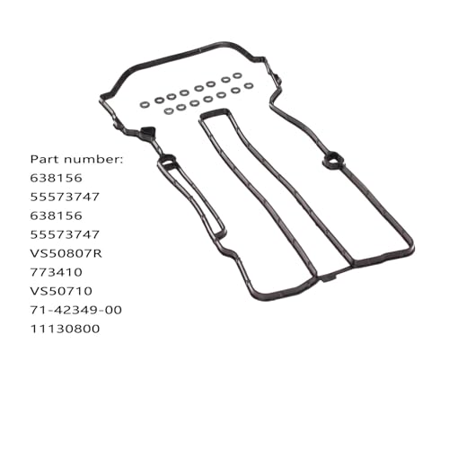 AUCERAMIC VS50807R Fit Chevy Cruze 1.4L Valve Cover Gasket 2011-2016 for Chevrolet Sonic Trax Volt for 2013-2020 Buick Encore 1.4L DOHC Turbo