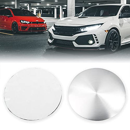 X AUTOHAUX 59mm Silver Tone Car Universal Wheel Center Hub 4pcs - size: 59mm