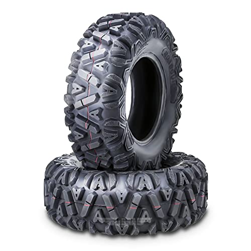 Road Guider Set of 2 ATV UTV Tires 26x9-14 26x9x14 6PR Mud - size: 26X9-14