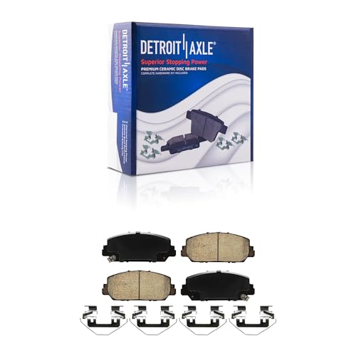 Detroit Axle - 8pc Brake Kit for 2017-2020 Honda Civic [Si] - size: 8PR53555/KIT