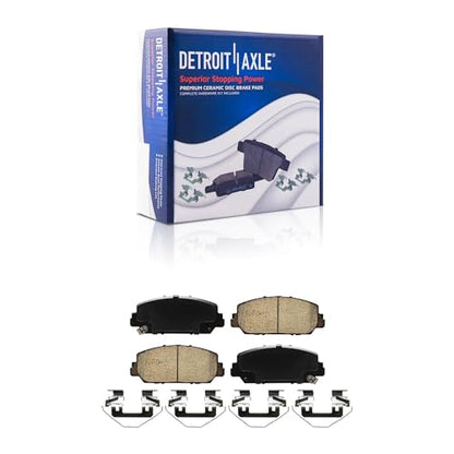 Detroit Axle - 8pc Brake Kit for 2017-2020 Honda Civic [Si] - size: 8PR53555/KIT