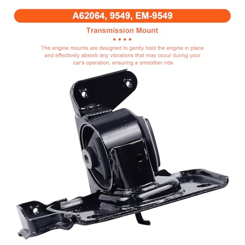 Engine Motor Mount Set & Trans Mount Compatible with 2009-2012 Toyota RAV4 L4 2.5L, 4PCS, Replacement for A62038 A62050 A62093HY A62064 - size: Rav4 L4 09-12