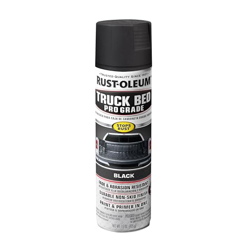 Rust-Oleum Automotive Pro Grade Truck Bed Coating Spray, Black - size: 15 Fl Oz (Pack of 1)