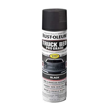 Rust-Oleum Automotive Pro Grade Truck Bed Coating Spray, Black - size: 15 Fl Oz (Pack of 1)