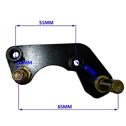 DJ-Motor 51mm Twin Piston Front Brake Caliper For Some Chinese Made Pit Bikes and Some Models Of DNM Hornet Forks Marzocchi Shiver Style Forks Such As Fast Ace AS01'S