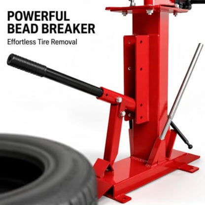 Manual Tire Changer, Hand Tire Bead Breaker Mounting Tool for 4"–16.5" Tires