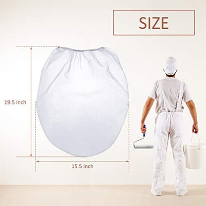 Patelai 30 Pcs 5 Gallon Paint Strainer Bags with Fine Mesh Elastic Top - size: 5 Gallon