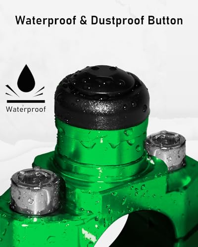 Belinous Motorcycle Engine Kill Switch, Universal Stop Start Switch, Green - color: Green