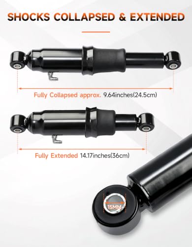 TCT-MOTORPARTS Rear Air Ride Suspension Kit Fit for Harley Touring 1994-25 - color: Air Ride Suspension Set #2