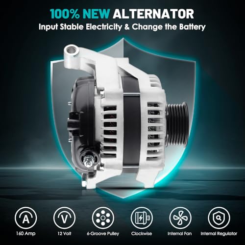 11240 Car Alternator Fit for Jeep Grand Cherokee Liberty Commander - size: 11240N for Grand Cherokee for Durango 3.7 4.7L