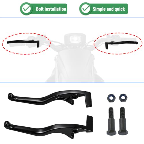 Gosknor Aluminum Alloy Electric Dirt Bike Brake Lever for in 10