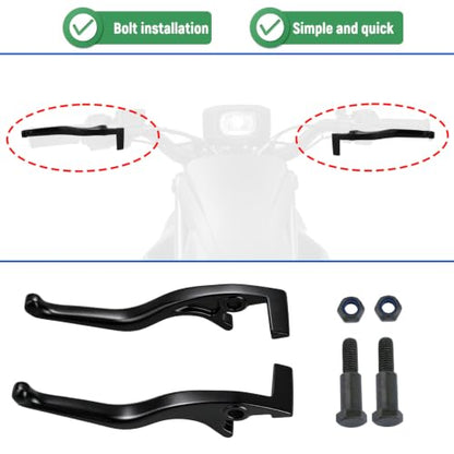 Gosknor Aluminum Alloy Electric Dirt Bike Brake Lever for in 10