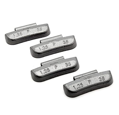 P Series Hammer on ZINC Wheel Weights Coated (1.25oz) Box of 50pcs - size: 1.25oz