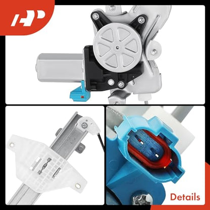 A-Premium Front Driver Side Power Window Regulator with Motor (2-Pin) - style: Front Driver (LH)