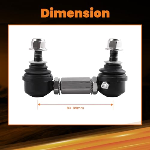 maXpeedingrods Adjustable Sway Bar End Links for Honda Civic 06-11 8th Gen