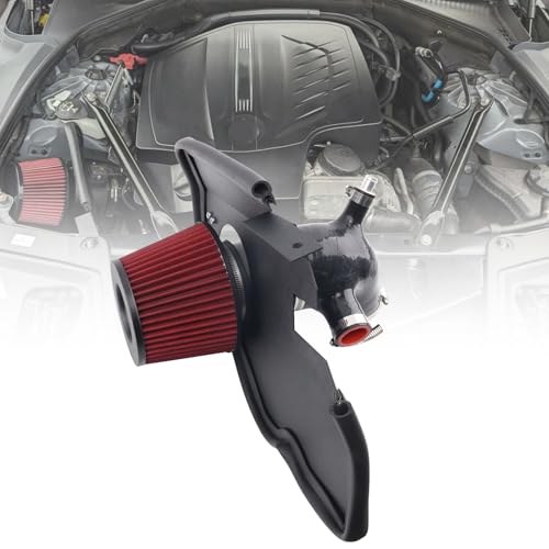 Cold Air Intake Kit Compatible with 2009-2016 BMW F10/F11 N55 535i 3.0T, High Flow Aluminum Pipe - color: 2009-2016 535i