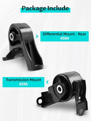 5PCS Engine Motor Mount and Transmission Kits for 2002-2006 CRV 2.4L AUTO - size: 50721S5C003