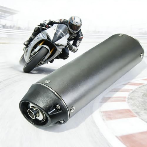 DREAM MOTION 28mm/38mm Motorcycle Exhaust Muffler Removable Noise Reduction Silencer Powersports Parts For Honda CRF50 125cc 150cc 190cc KAYO YX ZS KLX SSR Quad ATV Dirt Pit Bike Accessories (28mm)