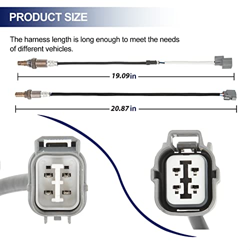 O2 Sensor Upstream and Downstream for Honda Element 2.4L L4 2003-2009 - size: 234-9064 234-4733