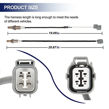 O2 Sensor Upstream and Downstream for Honda Element 2.4L L4 2003-2009 - size: 234-9064 234-4733