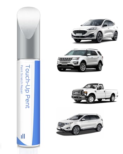 YZ/Z1/M6887 Oxford White Touch Up Paint Compatible with Ford Exact Match–Chips and Nicks Touch Up - color: Oxford White(YZ/Z1/M6887) compatible with All Models