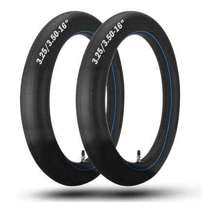 (2-Pack) 3.25/3.50-16 (90/100-16) Dirt Bike Inner Tube TR4 Valve Stem - size: 3.25/3.50-16" (90/100-16")