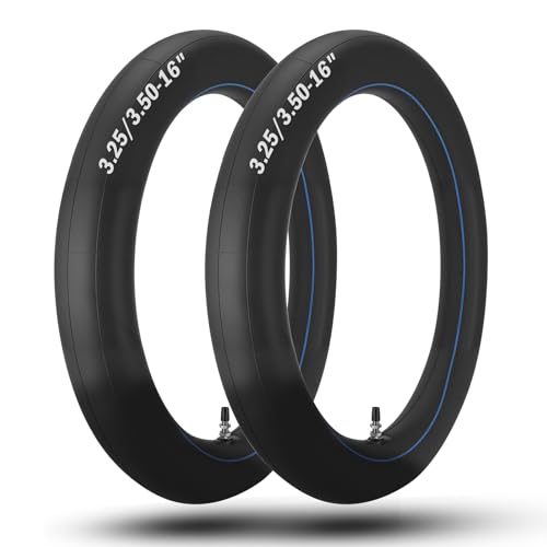 (2-Pack) 3.25/3.50-16 (90/100-16) Dirt Bike Inner Tube TR4 Valve Stem - size: 3.25/3.50-16" (90/100-16")