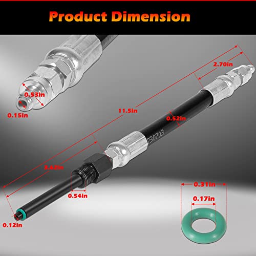 6660 Compression Tester Adapter Perfectly Compatible with 2003-2006 Ford 6.0L 6.4L VT365 Powerstroke Diesel Engines, Similar to 303-757