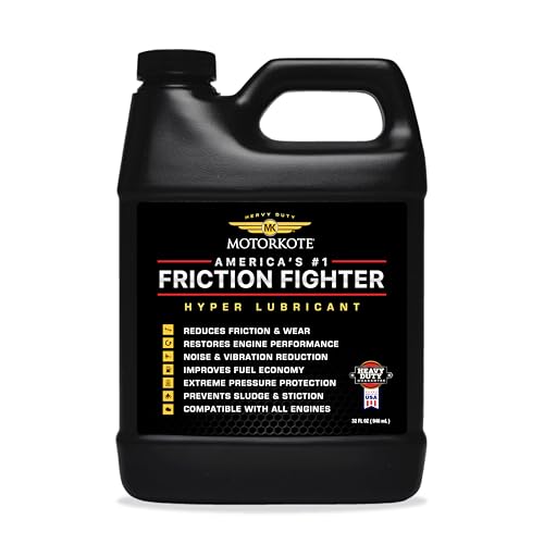 Motorkote MK-HL32-06 Heavy Duty Hyper Lubricant Engine Treatment, 32-Ounce, Single, Black - size: 32 Fluid Ounces, style: 1-Pack