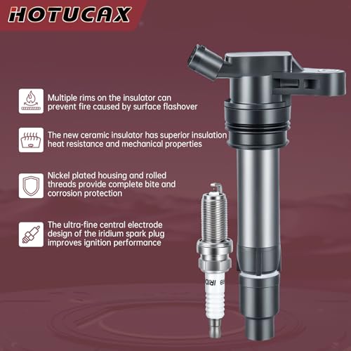 UF594 Ignition Coils & Spark Plugs Tune Up Kit, 6 Pack - size: UF594 & Spark Plugs