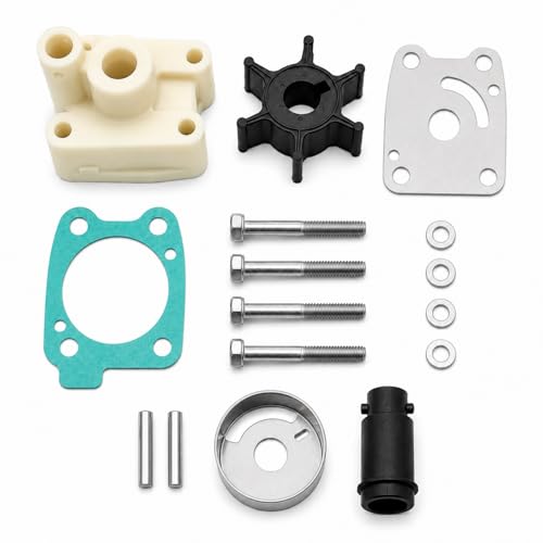 6EE-W0078-01 Outboard Water Pump Impeller Kit for Yamaha 4 5 6 HP - size: 4 5 6 HP