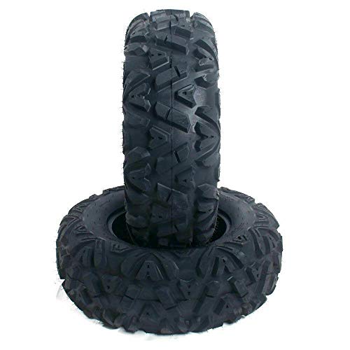 TUFFIOM 23x7-10 ATV Tires Set of 2 for All Terrains, Mud Sand Off-road ATV UTV Tire for Trail Vehicles, 4 PR, Deep Tread, Tubeless - size: 23 x 7.00-10 (2 pack)