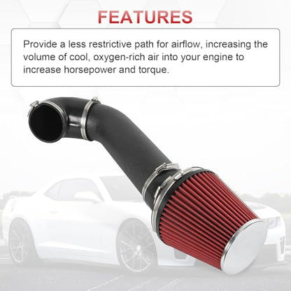 LS Swap Cold Air Intake kit Compatible with Camaro Chevelle GTO Monte Carlo Caprice LS1 LS2 LSX LQ4 LQ9 Restomod