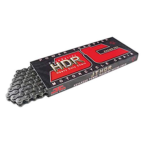 JT Chain JTC420HDR076SL (420 Series) Black Steel 76 Link Heavy Duty Non O-Ring Chain with Connecting Link - size: 76-Links