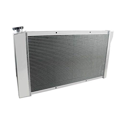 ECMRAD 3 Row Aluminum Radiator Compatible with Chevy K5 Blazer C10 C20 C30 1969-1972 1970 1971 5.0L 5.7L V8 350 307 Performance Engine Cooling