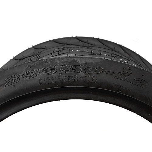 MMG 17x8-12 (205/30-12) Street Tire Set of 2, 2-Ply, Motorcycle