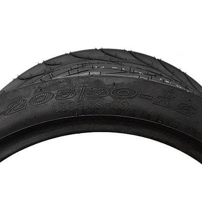 MMG 17x8-12 (205/30-12) Street Tire Set of 2, 2-Ply, Motorcycle