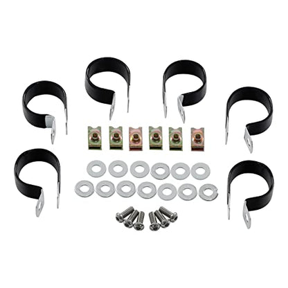 TCT-MOTORPARTS Mustache Engine Guard Highway Crash Bar+ Matte Black Lower Fairing Kit Fit for Indian Roadmaster 2023-2025 Springfield Dark Horse 2016-2025 - color: Black Crash Bar+Matte Black Fairing