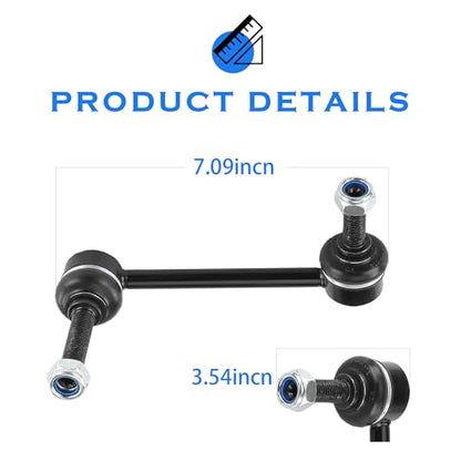 K80946 K80948 Front Stabilizer Sway Bar Link Kit for Toyota Tacoma 2005-2014 Base 4WD & Pre Runner RWD, for Tacoma 2015-2019 All Models - size: K80948 K80946